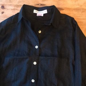 Cute Gretchen Scott linen blouse